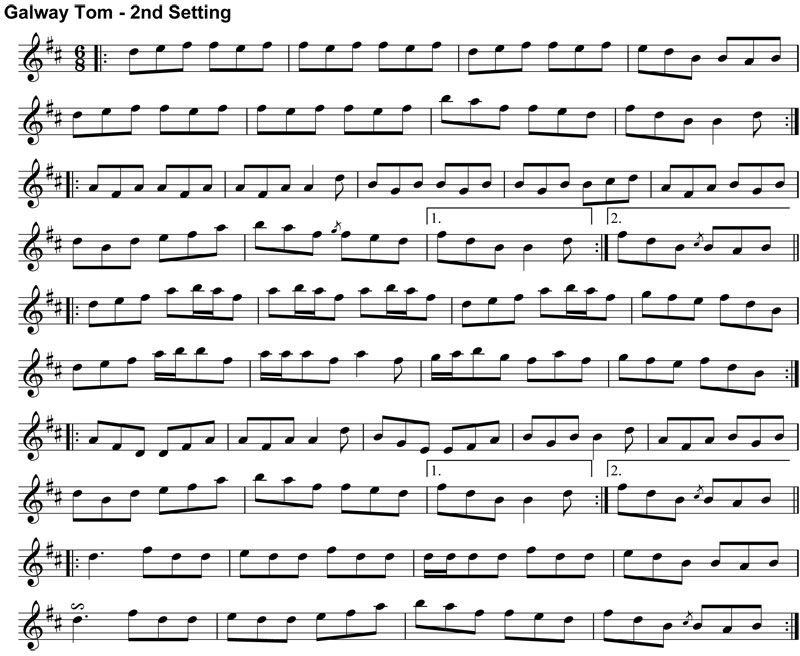 Double Jig: Galway Tom 2nd Setting