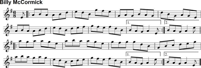 Double Jig: Billy McCormick