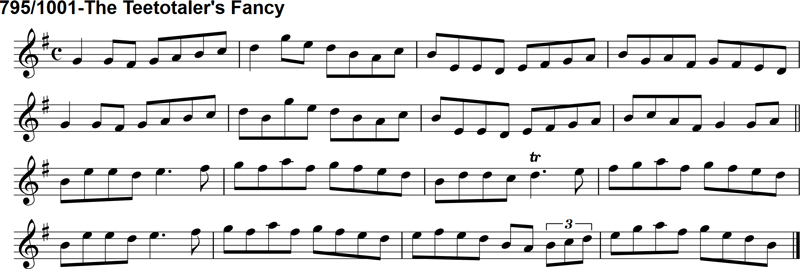 Reel: The Teetotaller's Fancy