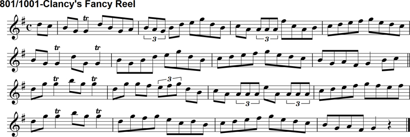 Reel: Clancy's Fancy Reel