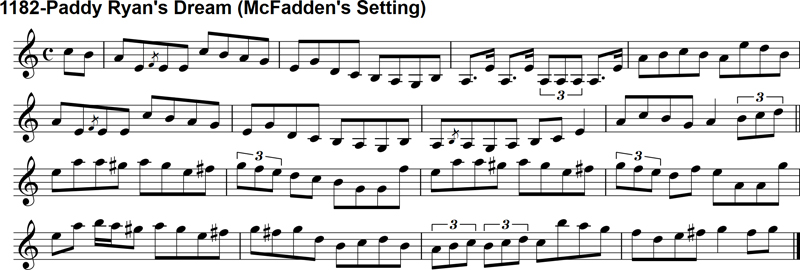 Reel: Paddy Ryan's Dream (McFadden)