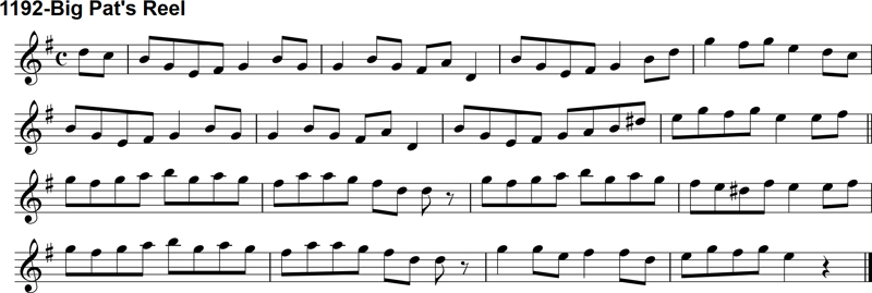 Reel: Big Pat's Reel