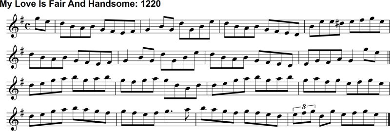 Reel: My Love Is Fair and Handsome