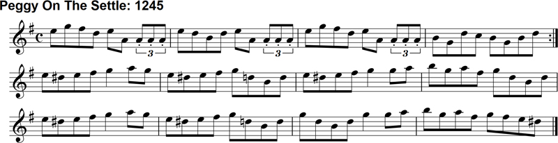 Reel: Peggy on the Settle