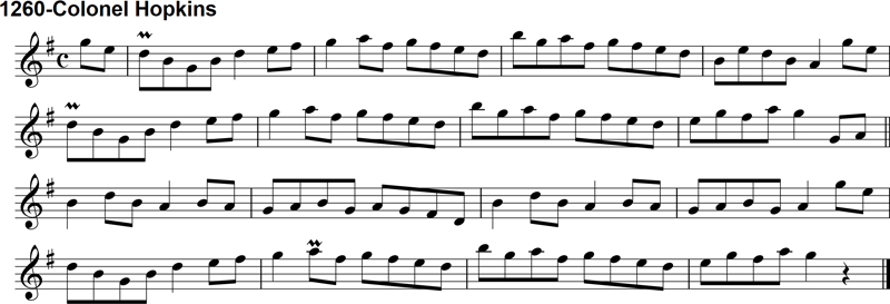 Reel: Colonel Hopkins