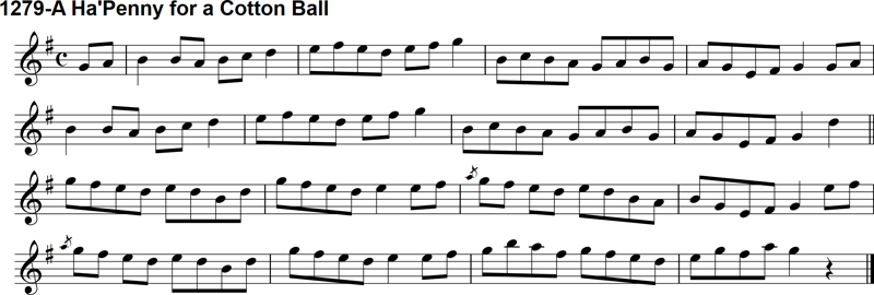 Reel: A Ha'penny for a Cotton Ball