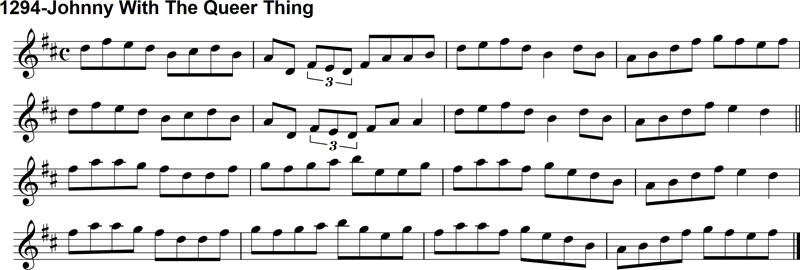 Reel: Johnny with the Queer Thing