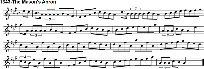 Reel: The Mason's Apron
