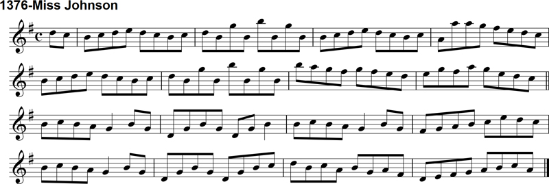 Reel: Miss Johnson