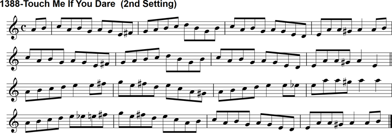 Reel: Touch Me If You Dare - 2nd Setting