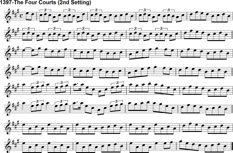 Reel: The Four Courts - 2nd Setting