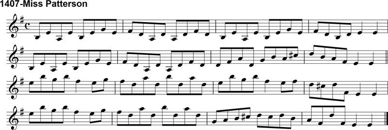 Reel: Miss Patterson