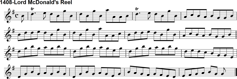 Reel: Lord McDonald