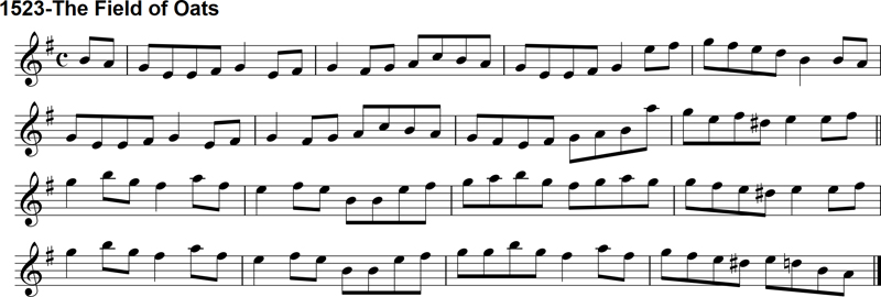 Reel: The Field of Oats