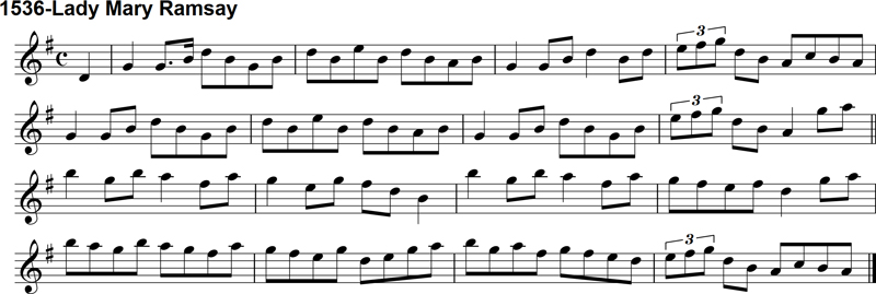Reel: Lady Mary Ramsay