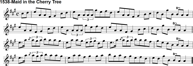 Reel: The Maid in the Cherry Tree