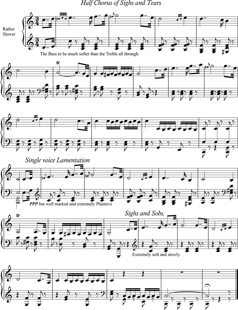 Irish Cry as Sung in Ulster: Sighs, Tears and Sobs