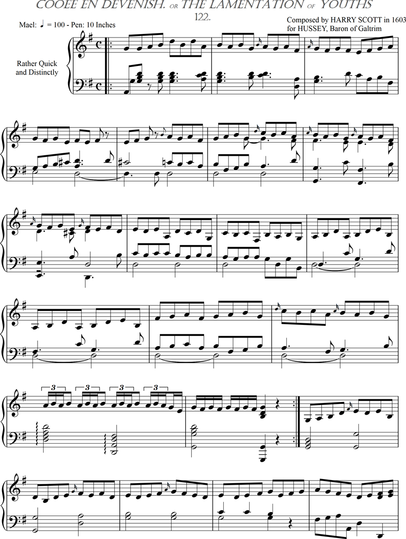 Cooee En Devenish, or The Lamentation of Youths